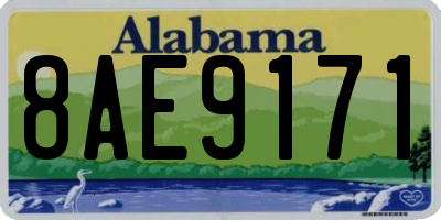 AL license plate 8AE9171