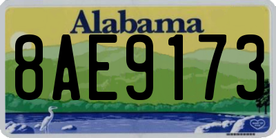 AL license plate 8AE9173