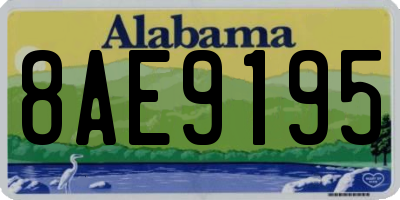 AL license plate 8AE9195
