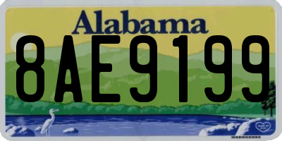 AL license plate 8AE9199