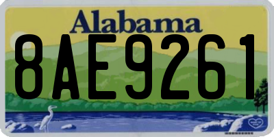 AL license plate 8AE9261