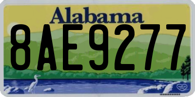 AL license plate 8AE9277