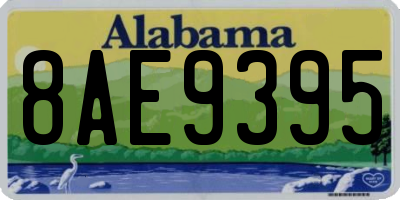 AL license plate 8AE9395