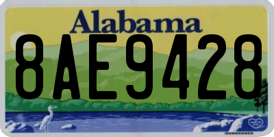 AL license plate 8AE9428