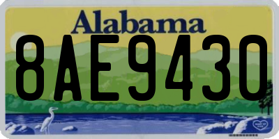 AL license plate 8AE9430