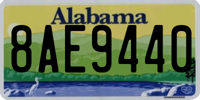AL license plate 8AE9440