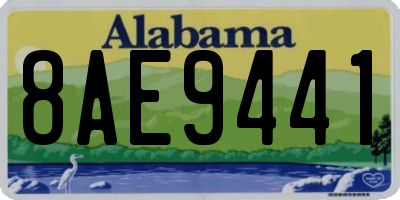 AL license plate 8AE9441