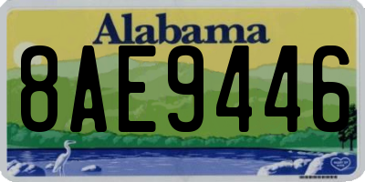 AL license plate 8AE9446