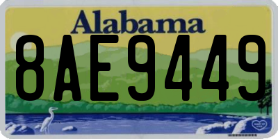AL license plate 8AE9449