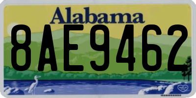 AL license plate 8AE9462