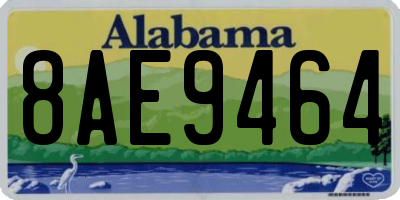 AL license plate 8AE9464