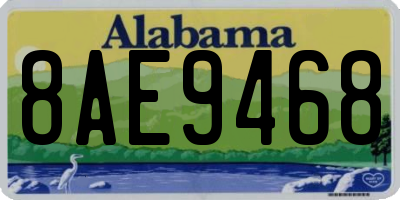AL license plate 8AE9468