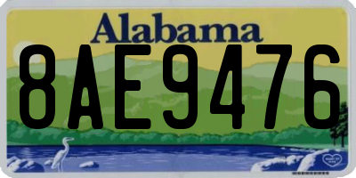 AL license plate 8AE9476