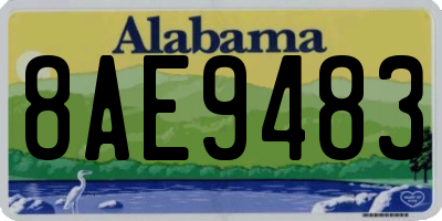 AL license plate 8AE9483