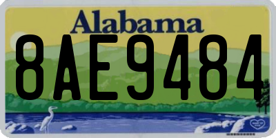 AL license plate 8AE9484