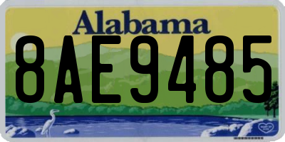 AL license plate 8AE9485