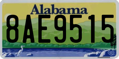 AL license plate 8AE9515