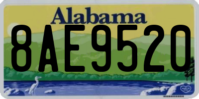AL license plate 8AE9520