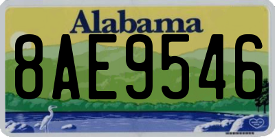 AL license plate 8AE9546
