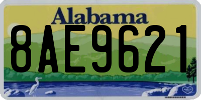 AL license plate 8AE9621