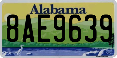 AL license plate 8AE9639