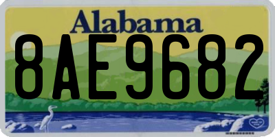 AL license plate 8AE9682
