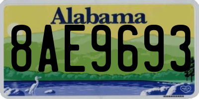 AL license plate 8AE9693