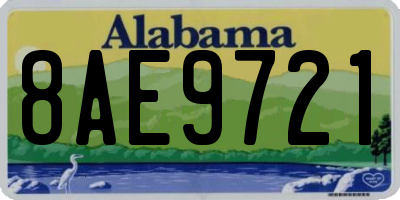 AL license plate 8AE9721