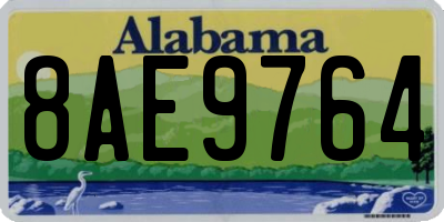 AL license plate 8AE9764