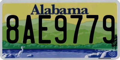 AL license plate 8AE9779