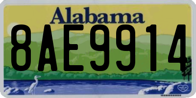 AL license plate 8AE9914