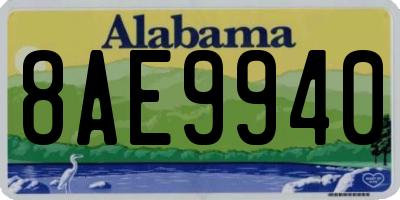 AL license plate 8AE9940