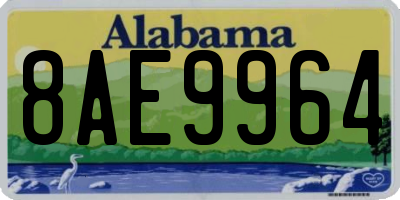AL license plate 8AE9964