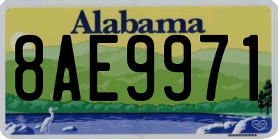 AL license plate 8AE9971
