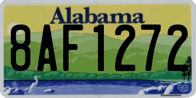 AL license plate 8AF1272