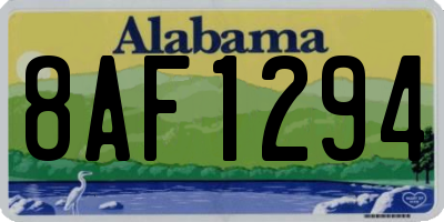 AL license plate 8AF1294