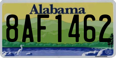 AL license plate 8AF1462