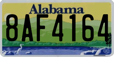AL license plate 8AF4164