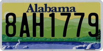 AL license plate 8AH1779