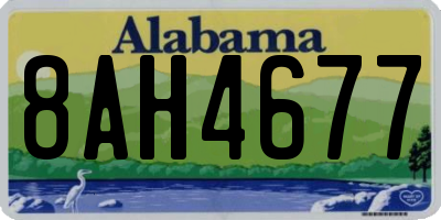 AL license plate 8AH4677