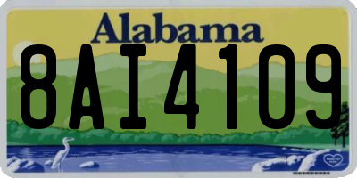 AL license plate 8AI4109