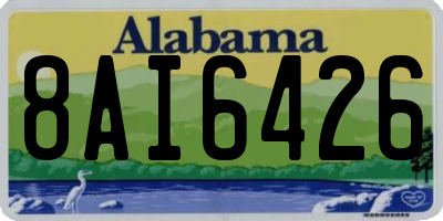AL license plate 8AI6426
