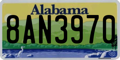 AL license plate 8AN3970