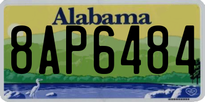 AL license plate 8AP6484