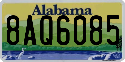 AL license plate 8AQ6085
