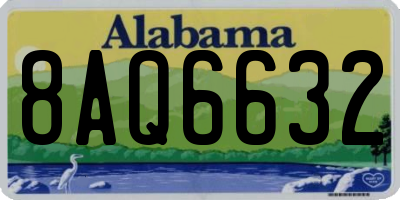 AL license plate 8AQ6632