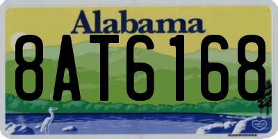 AL license plate 8AT6168