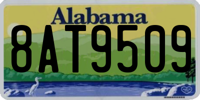 AL license plate 8AT9509