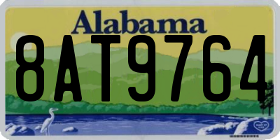 AL license plate 8AT9764