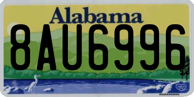 AL license plate 8AU6996